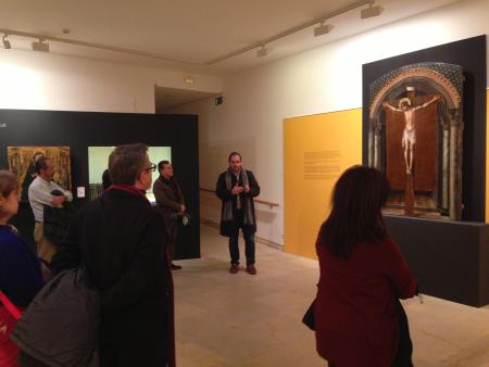 Imagen Trabajadores de la Diputación visitan la exposición 